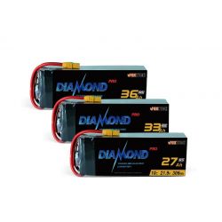 Аккумулятор Diamond Pro 6S 21.9V 330Wh/кг 27000/33000/36000mAh высокой плотности для БПЛА
