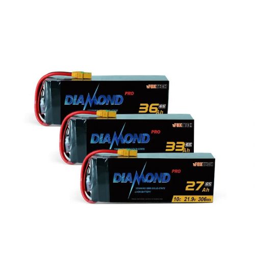 Аккумулятор Diamond Pro 6S 21.9V 330Wh/кг 27000/33000/36000mAh высокой плотности для БПЛА