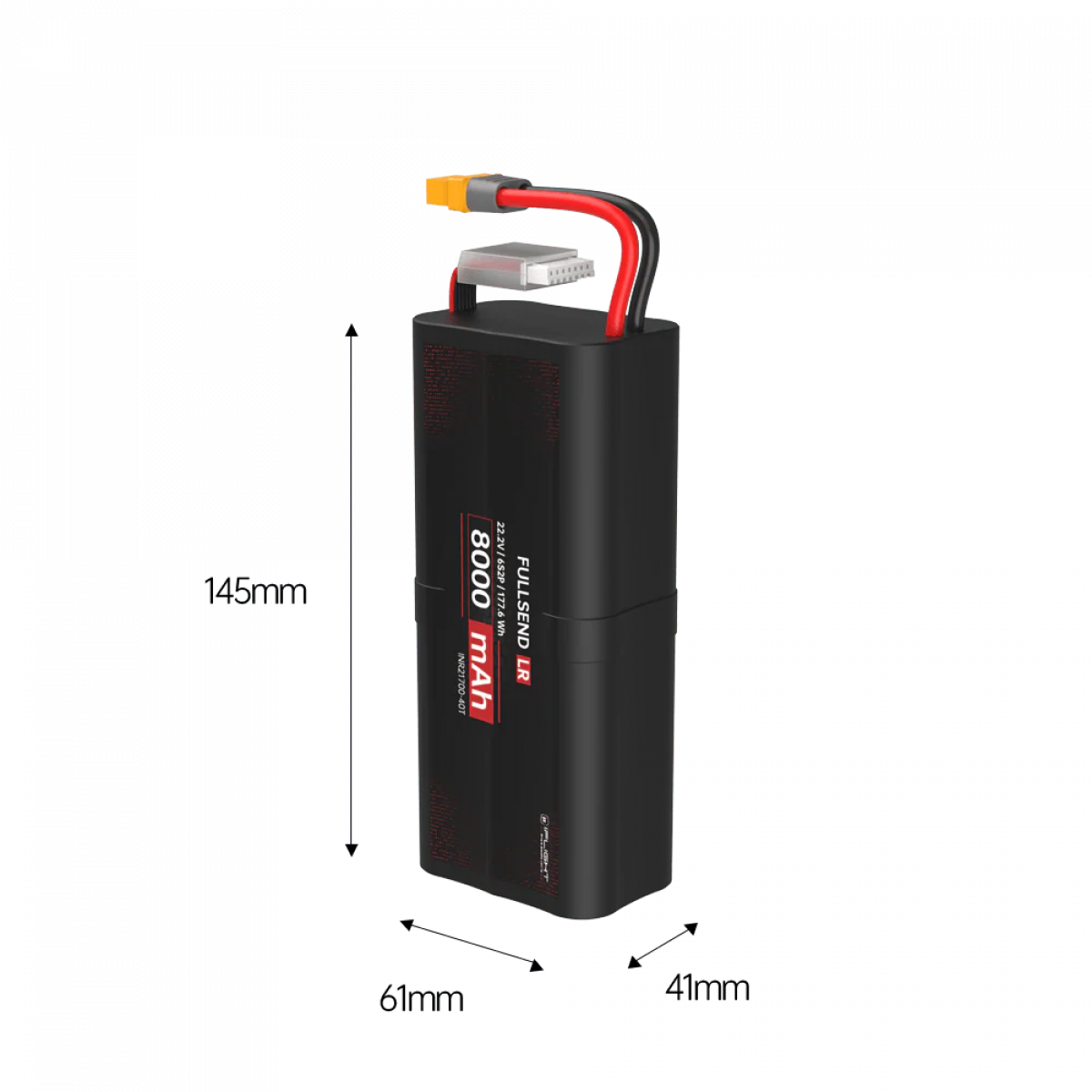 Аккумулятор Li-Ion iFlight Fullsend 6S 8000mAh 22.2V 2P с разъёмом XT60 для FPV дрона Аккумулятор Li-Ion iFlight Fullsend 6S 8000mAh 22.2V 2P с разъёмом XT60 для FPV дрона