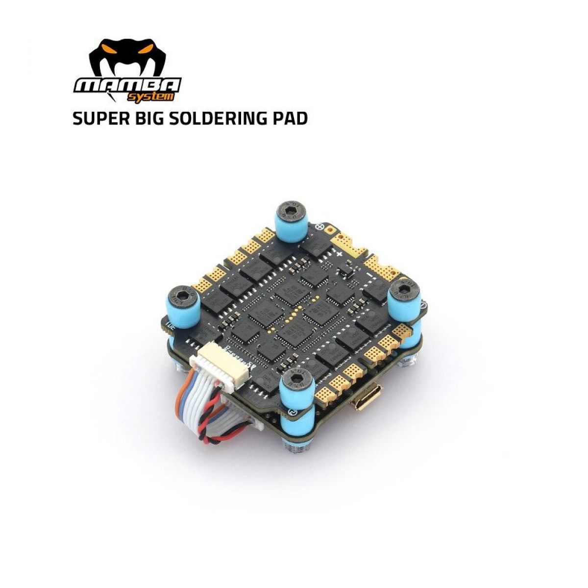 Полётный контроллер DIATONE MAMBA F405 MK2 + ESC F50 50A 3-6S Blheli_S DSHOT600 OSD для FPV Полётный контроллер DIATONE MAMBA F405 MK2 + ESC F50 50A 3-6S Blheli_S DSHOT600 OSD для FPV