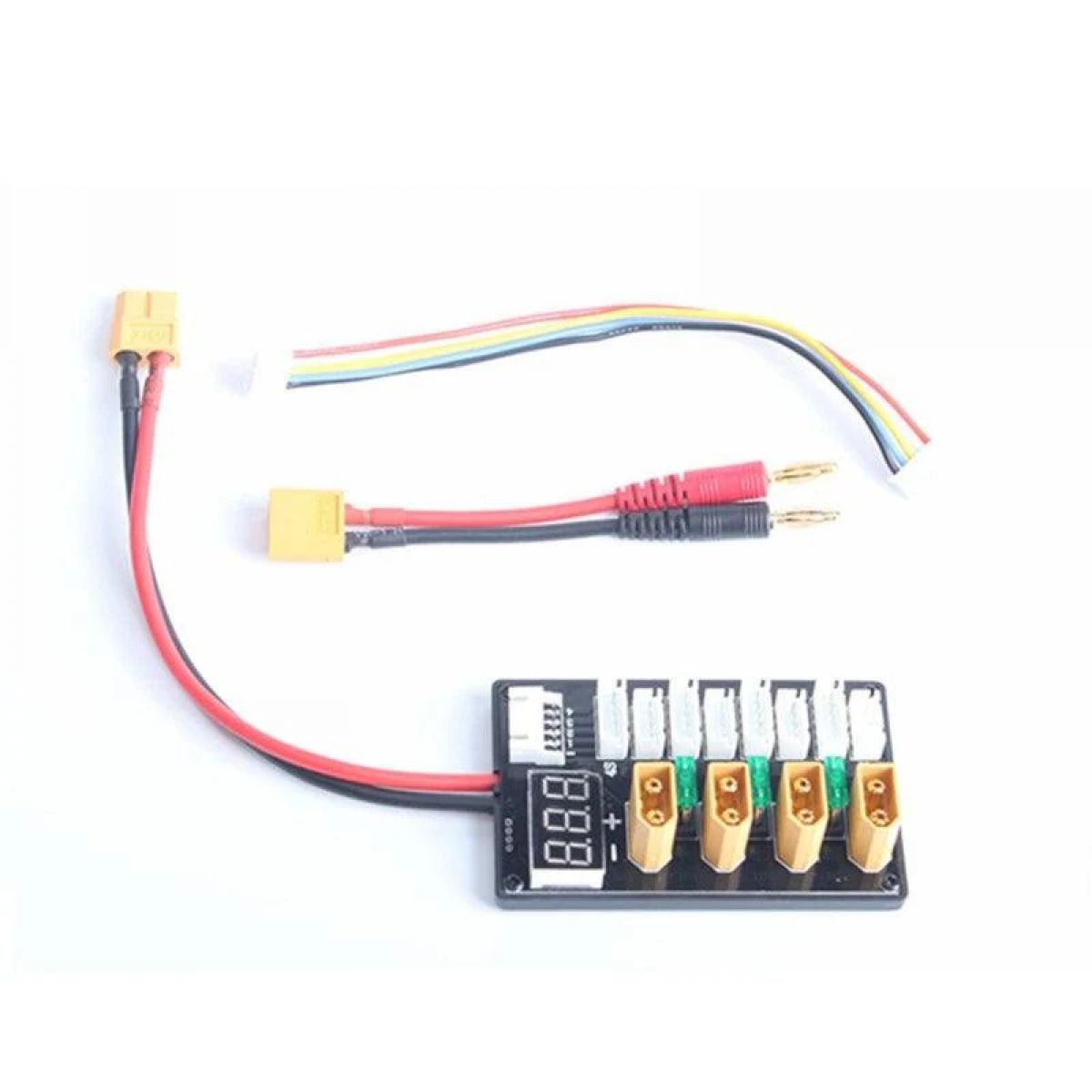 Плата параллельной зарядки 4CH 3S/4S Lipo XT60 Banana для ISDT D2 Q6 SC-608 SC-620 Imax B6 RC Плата параллельной зарядки 4CH 3S/4S Lipo XT60 Banana для ISDT D2 Q6 SC-608 SC-620 Imax B6 RC