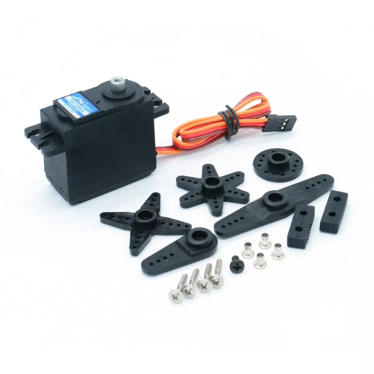 JX Servo PS-5513MG — сервопривод 13кг, металлические шестерни, аналоговый, для RC авто 1:8/1:10 JX Servo PS-5513MG — сервопривод 13кг, металлические шестерни, аналоговый, для RC авто 1:8/1:10