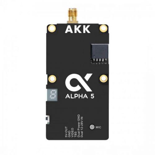 AKK Alpha 5 5Вт VTX — 5.8ГГц 80CH, сменная мощность 1/2/3/5Вт, FPV видеопередатчик
