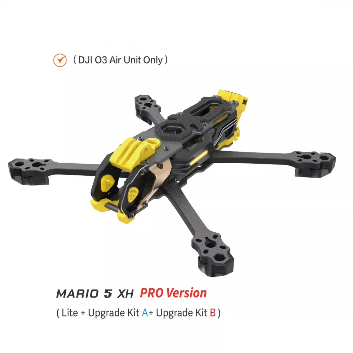 SpeedyBee Mario 5 — карбоновая рама для квадрокоптера 5" FPV, база 226/227 мм, фристайл SpeedyBee Mario 5 — карбоновая рама для квадрокоптера 5" FPV, база 226/227 мм, фристайл