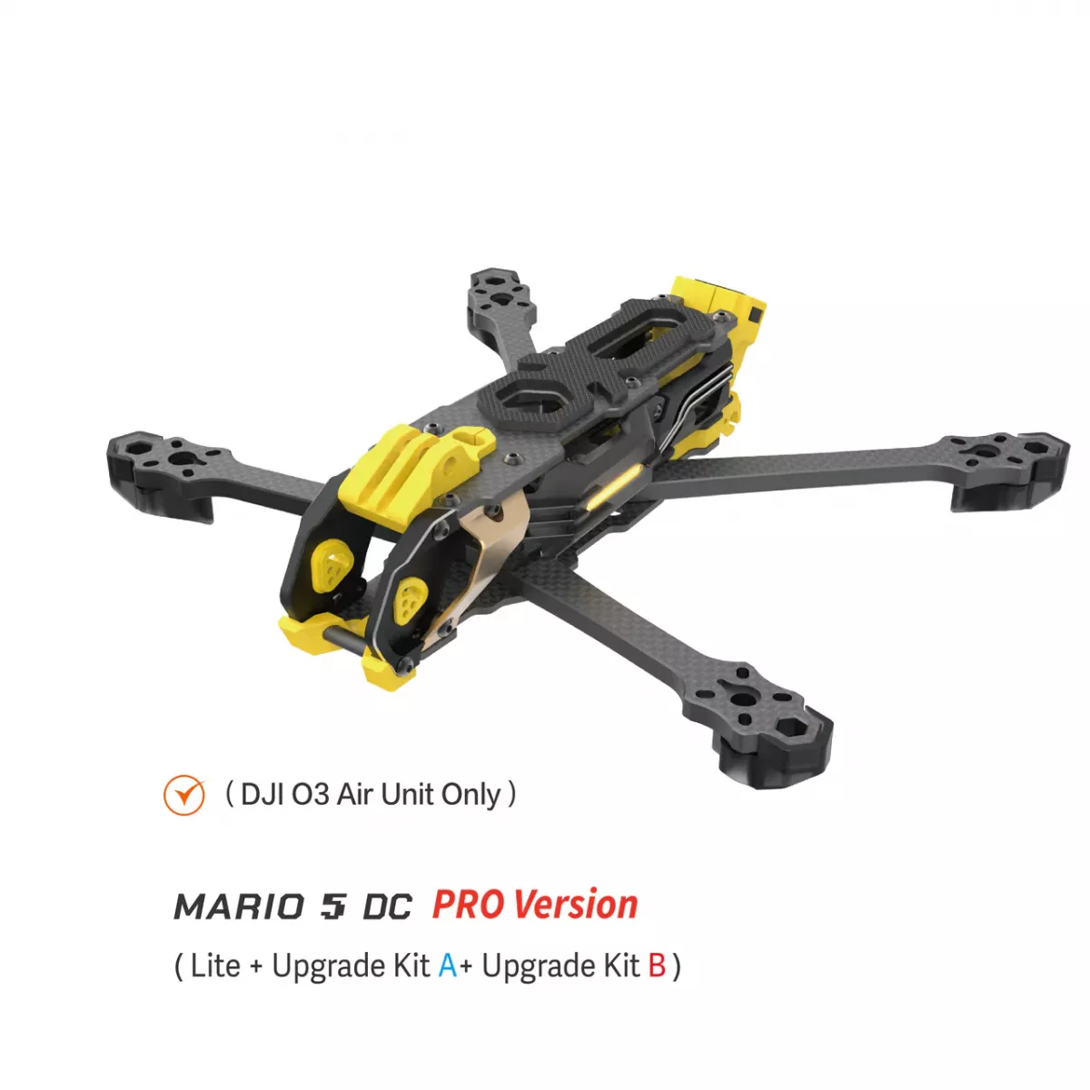 SpeedyBee Mario 5 — карбоновая рама для квадрокоптера 5" FPV, база 226/227 мм, фристайл SpeedyBee Mario 5 — карбоновая рама для квадрокоптера 5" FPV, база 226/227 мм, фристайл