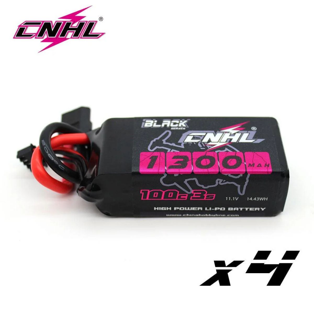 Аккумулятор CNHL 3S 11.1V LiPo 1300/1500mAh 100C XT60 для FPV дрона, квадрокоптера, самолёта, 4шт Аккумулятор CNHL 3S 11.1V LiPo 1300/1500mAh 100C XT60 для FPV дрона, квадрокоптера, самолёта, 4шт