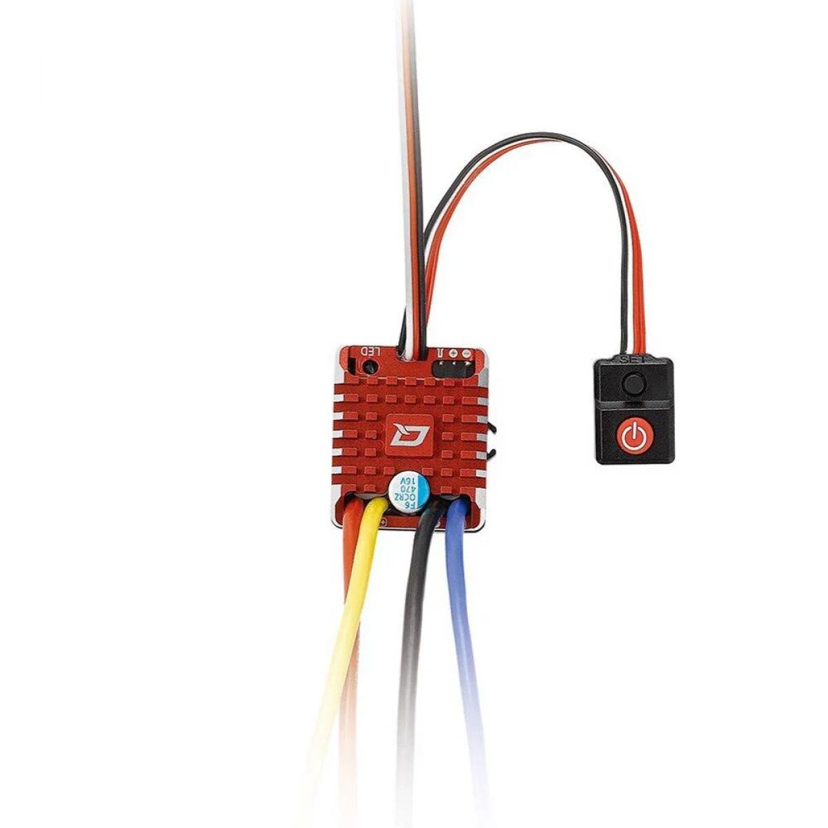 Hobbywing QuicRun 1080 Водонепроницаемый Brushed 80A ESC + Программная карта для RC машин и игрушек Hobbywing QuicRun 1080 Водонепроницаемый Brushed 80A ESC + Программная карта для RC машин и игрушек