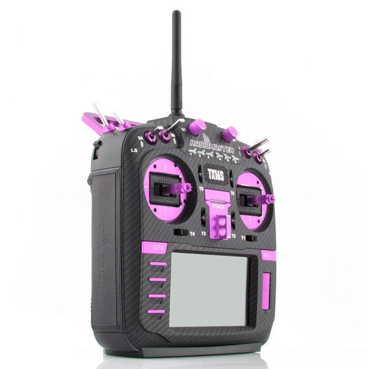 Передатчик RadioMaster TX16S MAX MKII Carbon Purple JB с Hall-джойстиками и Sound Pack Передатчик RadioMaster TX16S MAX MKII Carbon Purple JB с Hall-джойстиками и Sound Pack