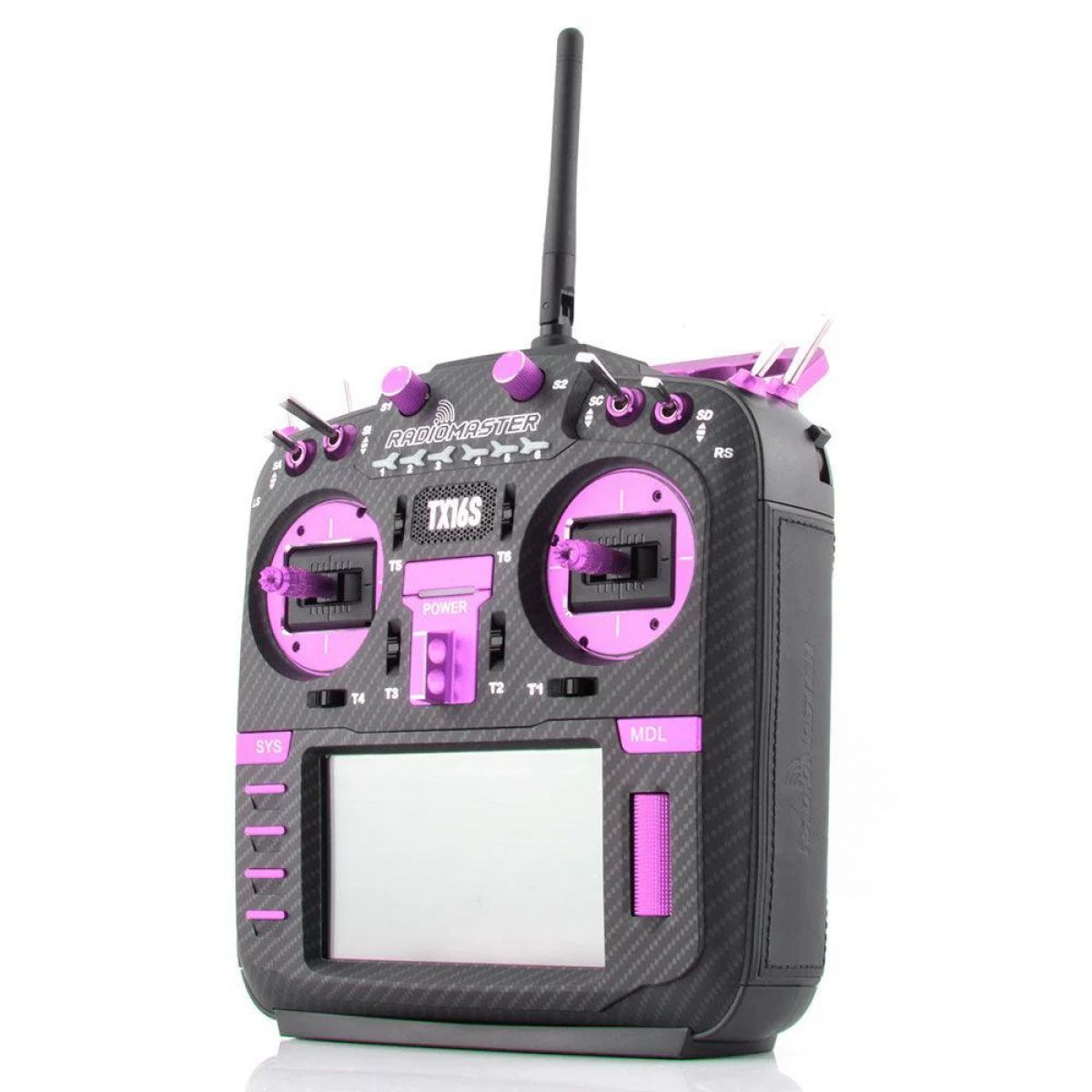 Передатчик RadioMaster TX16S MAX MKII Carbon Purple JB с Hall-джойстиками и Sound Pack Передатчик RadioMaster TX16S MAX MKII Carbon Purple JB с Hall-джойстиками и Sound Pack