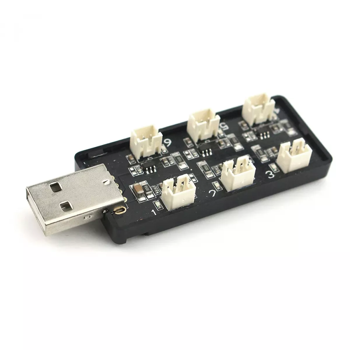 EMAX зарядное устройство 6-портовое 1S LiPo USB PH2.0 для Tinyhawk/Nanohawk FPV дронов и RC самолетов EMAX зарядное устройство 6-портовое 1S LiPo USB PH2.0 для Tinyhawk/Nanohawk FPV дронов и RC самолетов