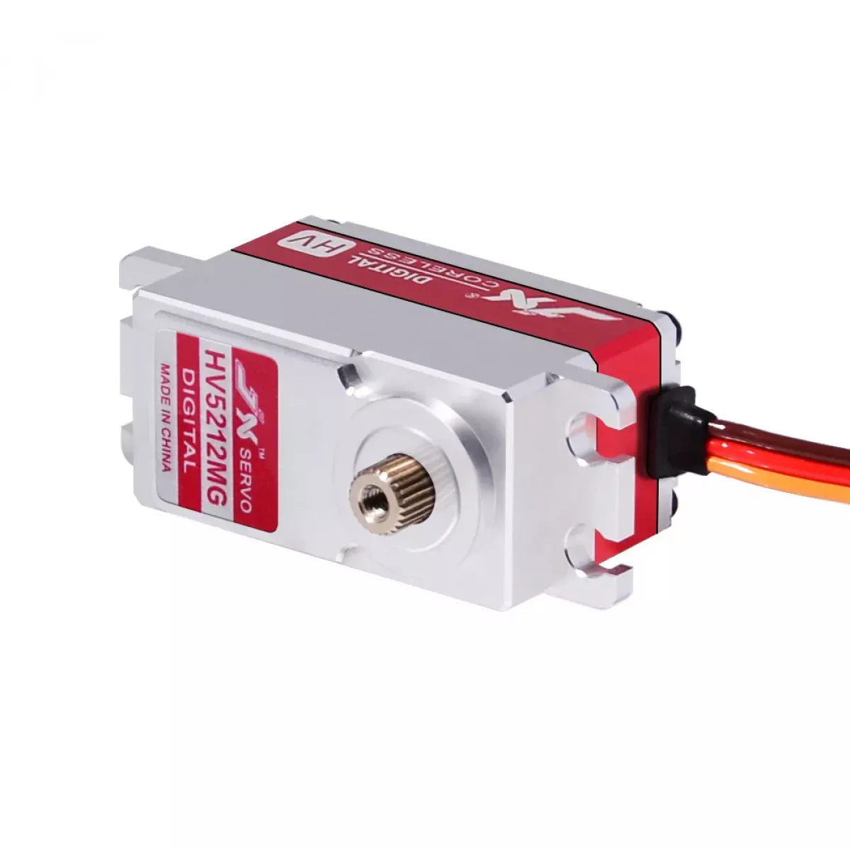 Цифровой сервопривод JX PDI-HV5212MG 12КГ 8.4В 0.07с coreless, влагозащита, низкопрофильный для 1/10 RC Drift Цифровой сервопривод JX PDI-HV5212MG 12КГ 8.4В 0.07с coreless, влагозащита, низкопрофильный для 1/10 RC Drift