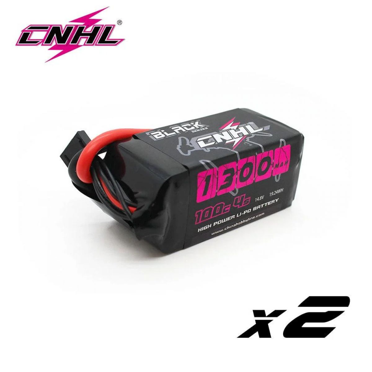 2 шт. CNHL 4S/6S 14.8В/22.2В Lipo аккумулятор XT60 1100/1300/1500mAh 100C для FPV дрона и квадрокоптера 2 шт. CNHL 4S/6S 14.8В/22.2В Lipo аккумулятор XT60 1100/1300/1500mAh 100C для FPV дрона и квадрокоптера