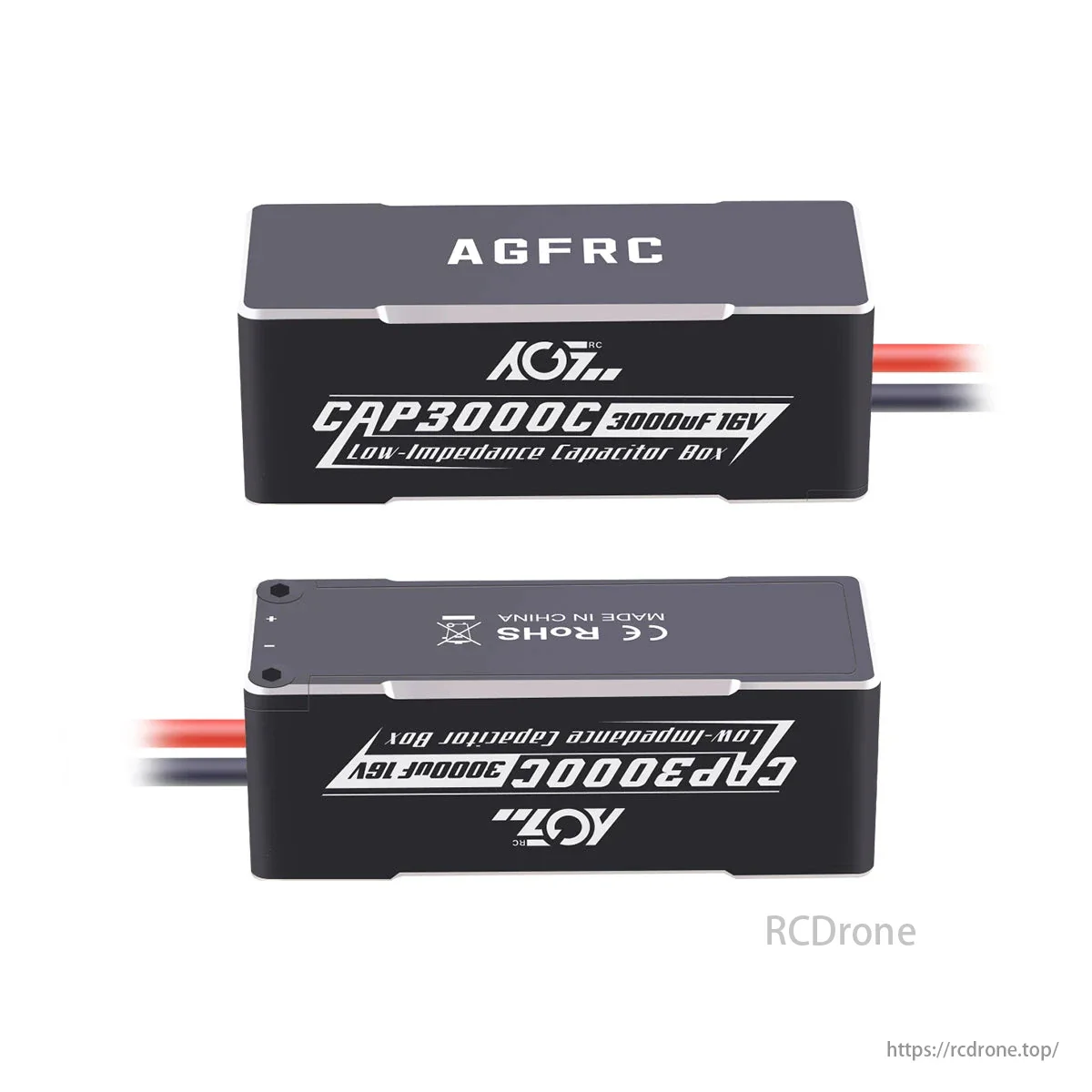 AGFRC CAP3000C алюминиевый кейс, 3000uF 16V HV суперконденсатор для 1/8 1/10 1/12 RC автомобилей AGFRC CAP3000C алюминиевый кейс, 3000uF 16V HV суперконденсатор для 1/8 1/10 1/12 RC автомобилей