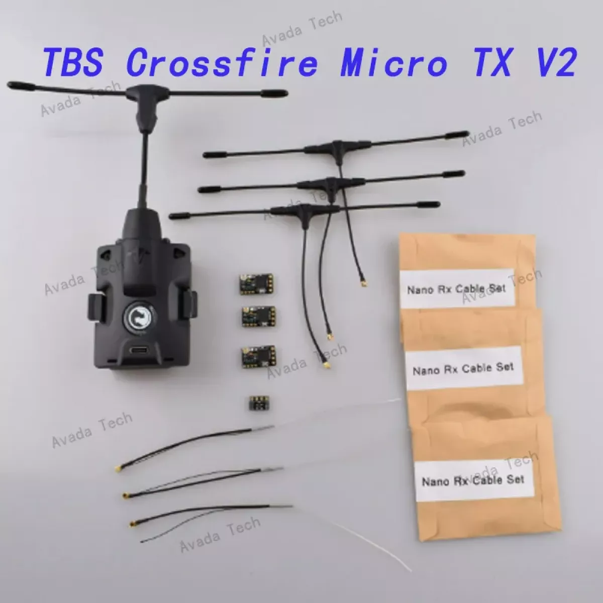 BlackSheep TBS Crossfire Micro TX V2 стартовый комплект с Nano RX MicroTX II модулем CRSF TX 915/868МГц BlackSheep TBS Crossfire Micro TX V2 стартовый комплект с Nano RX MicroTX II модулем CRSF TX 915/868МГц