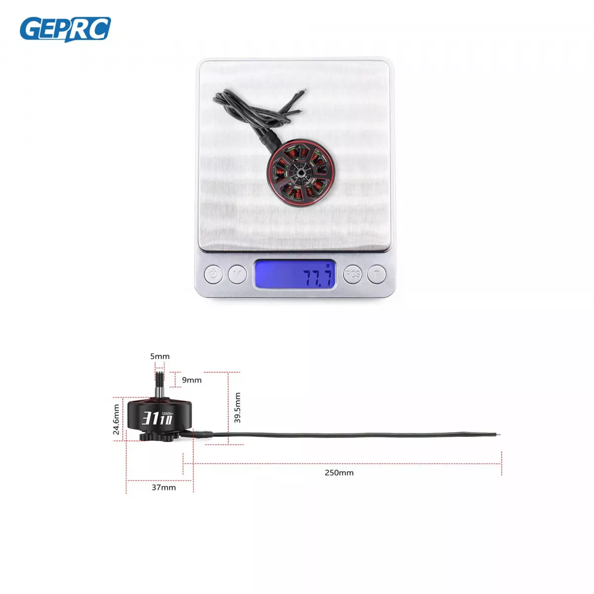 Бесколлекторный мотор GEPRC SPEEDX2 3110 900KV/1250KV для FPV дрона 8-10 дюймов, запчасти Бесколлекторный мотор GEPRC SPEEDX2 3110 900KV/1250KV для FPV дрона 8-10 дюймов, запчасти