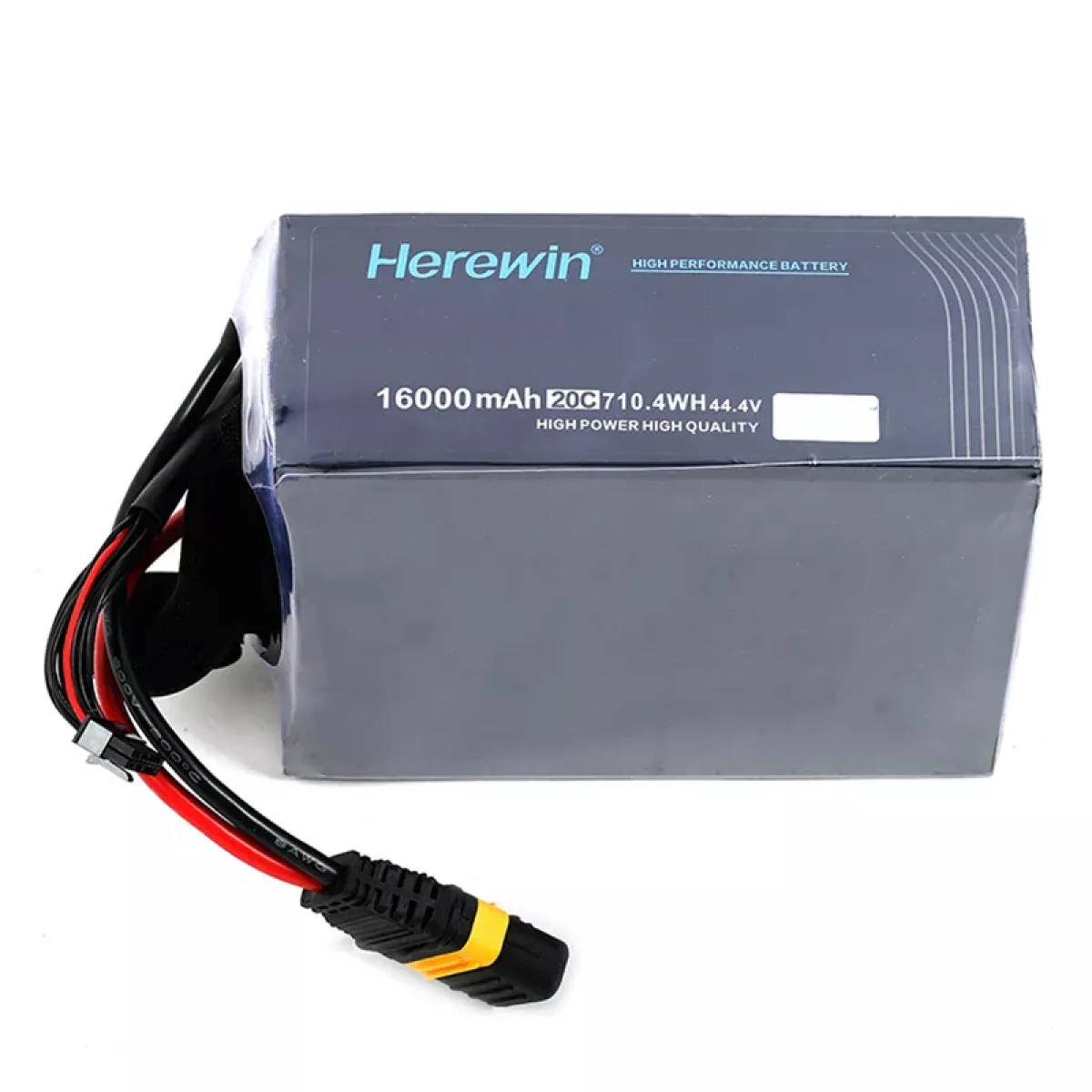 Аккумулятор Herewin 44.4V 12S 16000mAh 20C Li-Po мягкий кейс для дрона Аккумулятор Herewin 44.4V 12S 16000mAh 20C Li-Po мягкий кейс для дрона