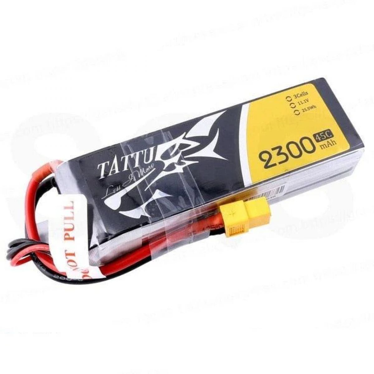 Аккумулятор Tattu Lipo 2300mAh 3S/4S 11.1V/14.8V 45C XT60 для FPV дрона, вертолёта, самолёта, авто Аккумулятор Tattu Lipo 2300mAh 3S/4S 11.1V/14.8V 45C XT60 для FPV дрона, вертолёта, самолёта, авто