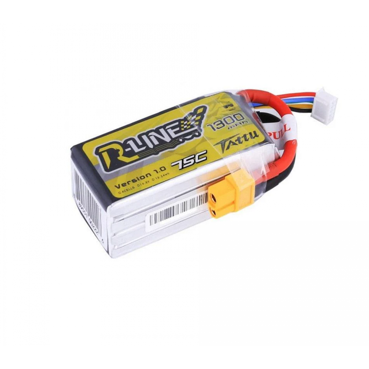 Аккумулятор LiPo Gens Ace Tattu R-Line 95C 3S/4S/6S 550-1800mAh для FPV гонок и RC моделей Аккумулятор LiPo Gens Ace Tattu R-Line 95C 3S/4S/6S 550-1800mAh для FPV гонок и RC моделей