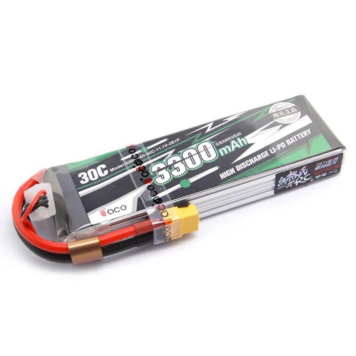 Аккумулятор Gens ACE LiPo 3S 11.1В 800–5300мАч 15C/20C/25C для квадрокоптеров и авто Аккумулятор Gens ACE LiPo 3S 11.1В 800–5300мАч 15C/20C/25C для квадрокоптеров и авто