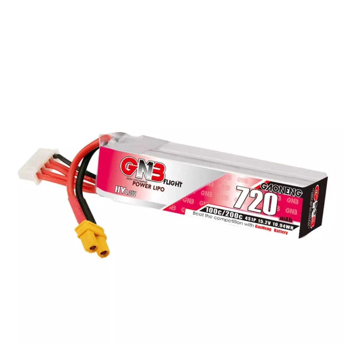 Набор 5 шт. GAONENG GNB 1S-6S 720mAh 200C HV LiPo аккумуляторов для FPV дрона Набор 5 шт. GAONENG GNB 1S-6S 720mAh 200C HV LiPo аккумуляторов для FPV дрона