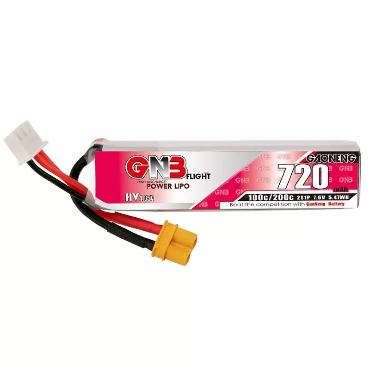Набор 5 шт. GAONENG GNB 1S-6S 720mAh 200C HV LiPo аккумуляторов для FPV дрона Набор 5 шт. GAONENG GNB 1S-6S 720mAh 200C HV LiPo аккумуляторов для FPV дрона