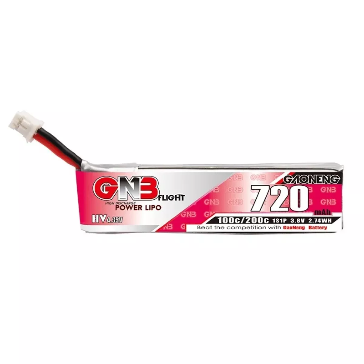 Набор 5 шт. GAONENG GNB 1S-6S 720mAh 200C HV LiPo аккумуляторов для FPV дрона Набор 5 шт. GAONENG GNB 1S-6S 720mAh 200C HV LiPo аккумуляторов для FPV дрона