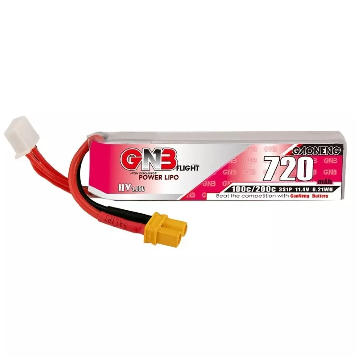 Набор 5 шт. GAONENG GNB 1S-6S 720mAh 200C HV LiPo аккумуляторов для FPV дрона Набор 5 шт. GAONENG GNB 1S-6S 720mAh 200C HV LiPo аккумуляторов для FPV дрона