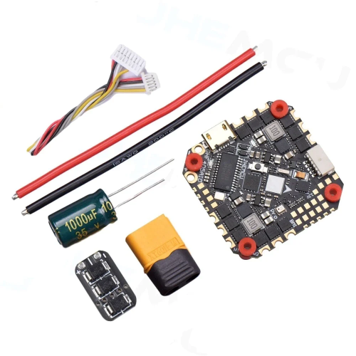 JHEMCU GHF405AIO-ICM 40A F405 Baro контроллер + 4в1 ESC 40A BLHELIS 3-6S для FPV Toothpick 25.5x25.5мм