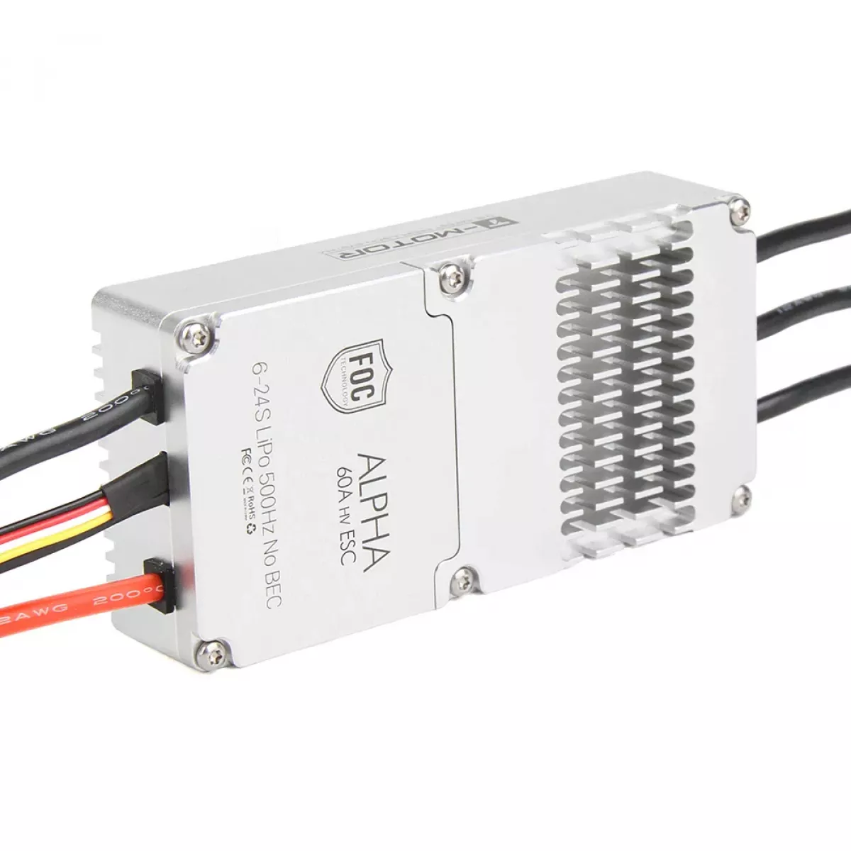 T-motor ALPHA 60A 24S FOC ESC — регулятор скорости для мультикоптеров с бесщеточным двигателем U12II/U13II T-motor ALPHA 60A 24S FOC ESC — регулятор скорости для мультикоптеров с бесщеточным двигателем U12II/U13II