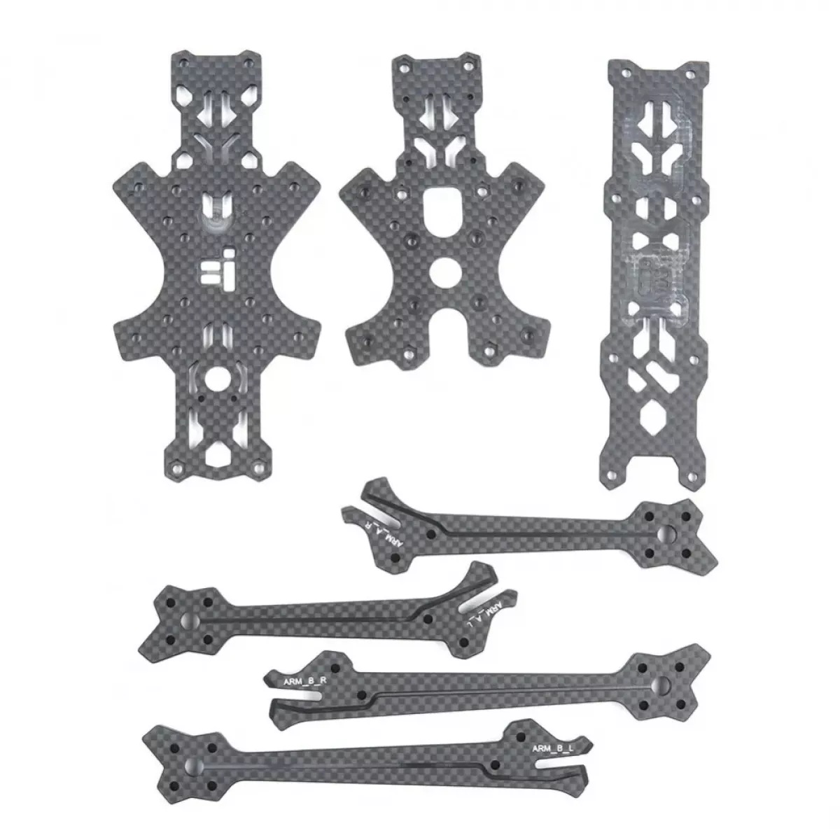 iFlight Nazgul Evoque F5 F5X/F5D — Запасные части: боковые/верхние/нижние пластины, лучи, винты iFlight Nazgul Evoque F5 F5X/F5D — Запасные части: боковые/верхние/нижние пластины, лучи, винты