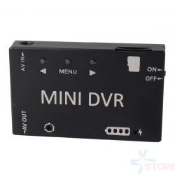 Мини FPV DVR модуль с аккумулятором, запись видео/аудио, NTSC/PAL, для FPV дронов и моделей