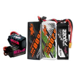 Аккумулятор CNHL Lipo для FPV дрона 2S/3S/4S/6S 7.4–22.2В 1500–9500мАч XT60/XT90/EC5 RC