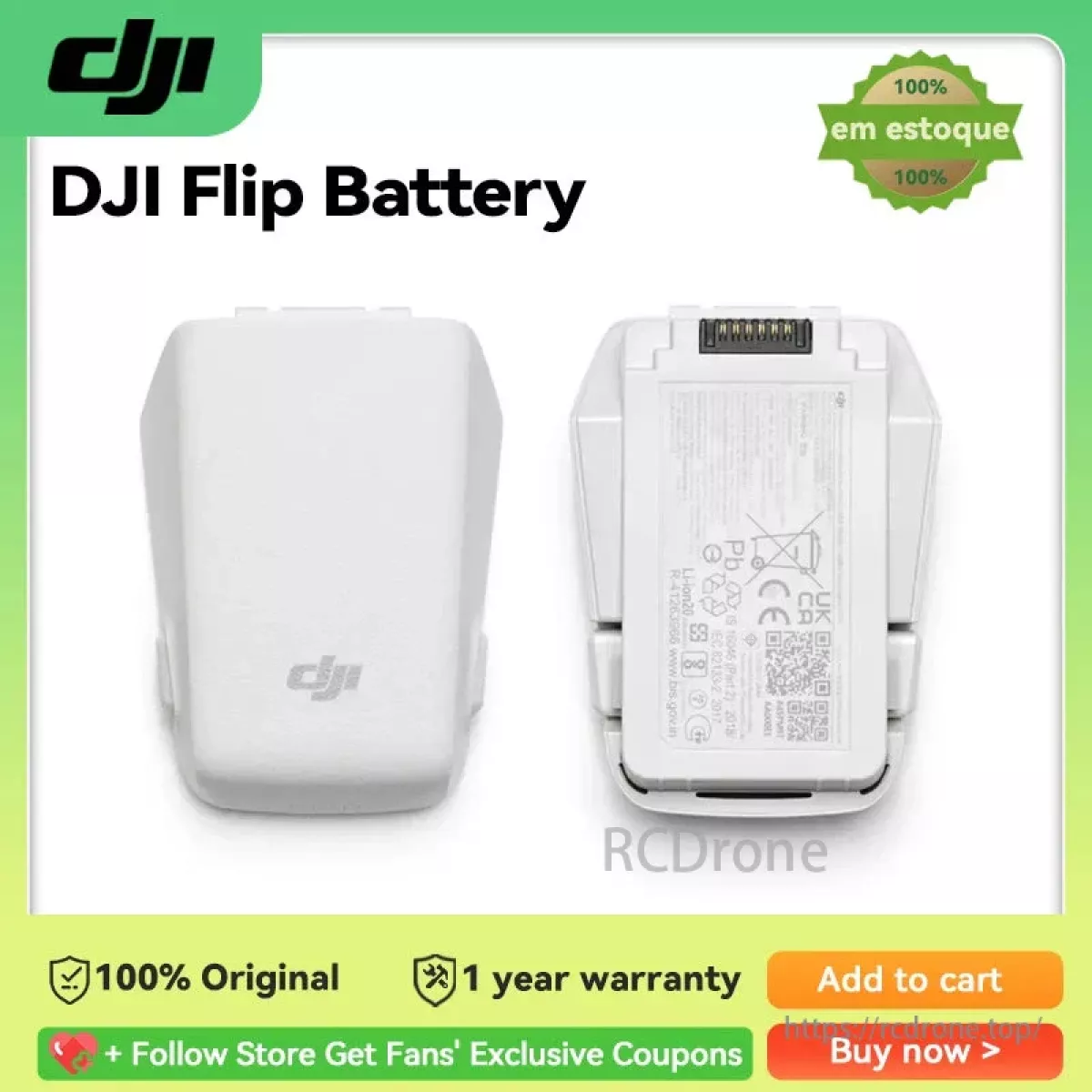 Оригинальный аккумулятор DJI Flip и зарядная станция для интеллектуального полёта Оригинальный аккумулятор DJI Flip и зарядная станция для интеллектуального полёта