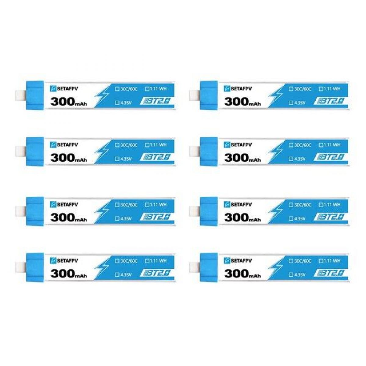 BETAFPV BT2.0 1S 450mAh 300mAh аккумулятор LiPo 4.35V 30C для гоночных FPV дронов, оригинал BETAFPV BT2.0 1S 450mAh 300mAh аккумулятор LiPo 4.35V 30C для гоночных FPV дронов, оригинал