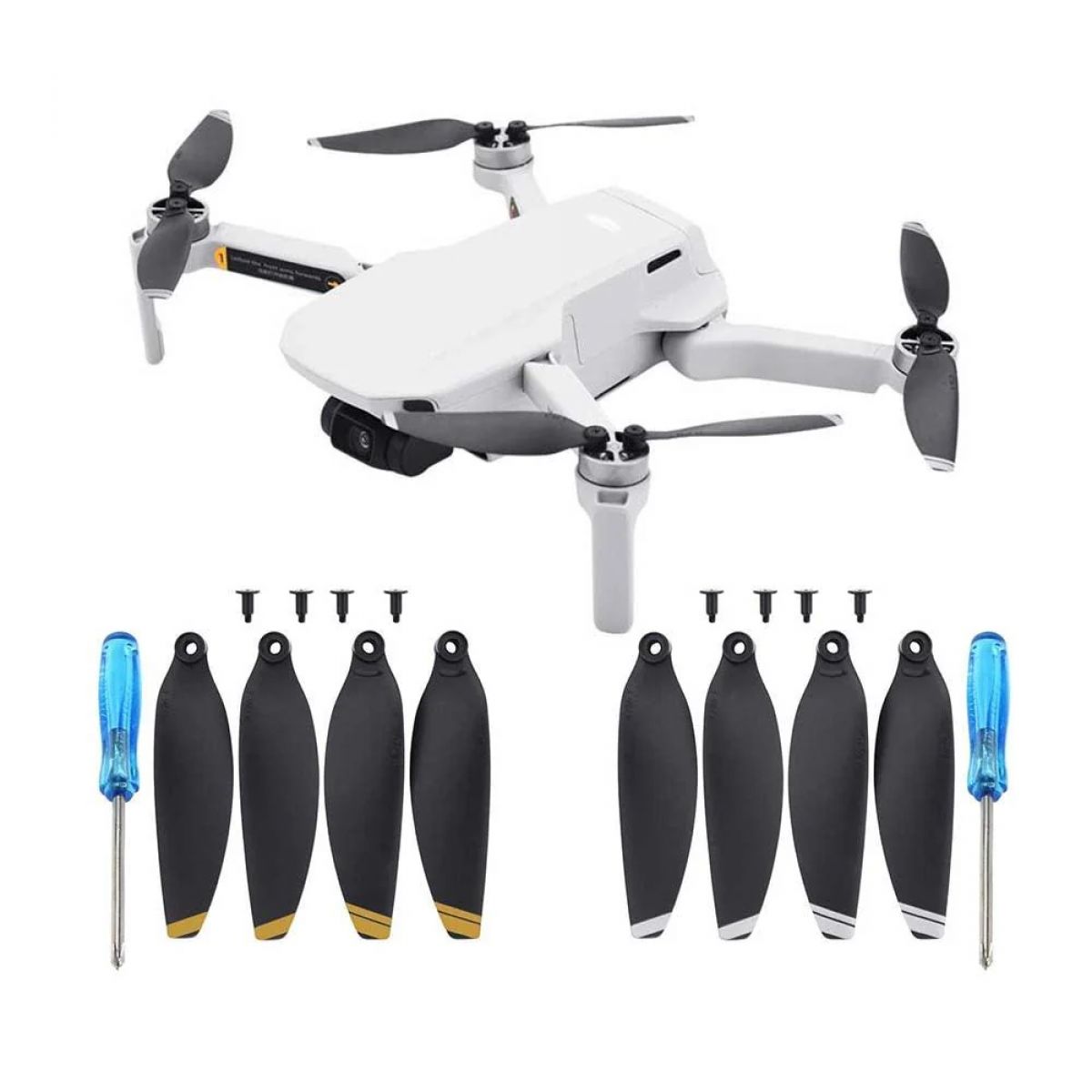 8 шт. сменных винтов 4726 для DJI Mavic Mini — лёгкие лопасти, аксессуары и запасные части 8 шт. сменных винтов 4726 для DJI Mavic Mini — лёгкие лопасти, аксессуары и запасные части