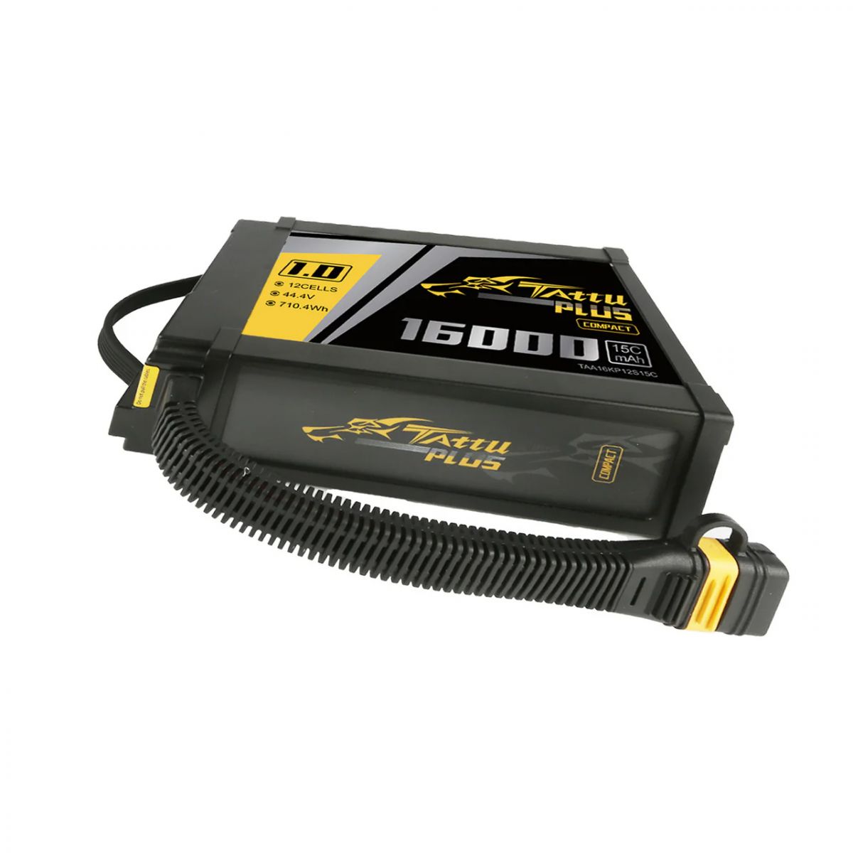 Tattu Plus 1.0 Компакт 16000мАч 44.4В 15C 12S1P LiPo смарт-аккумулятор с разъёмом AS150U Tattu Plus 1.0 Компакт 16000мАч 44.4В 15C 12S1P LiPo смарт-аккумулятор с разъёмом AS150U