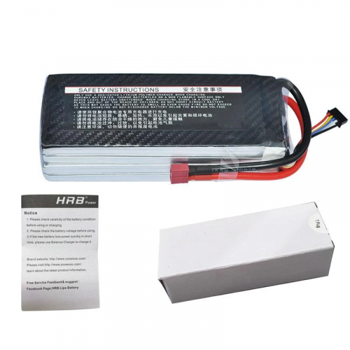 2 шт. HRB Lipo аккумуляторы 2S/3S/4S/6S 11.1V/14.8V 5000/6000/3300/4000mAh EC5 T PLUG XT60 для RC