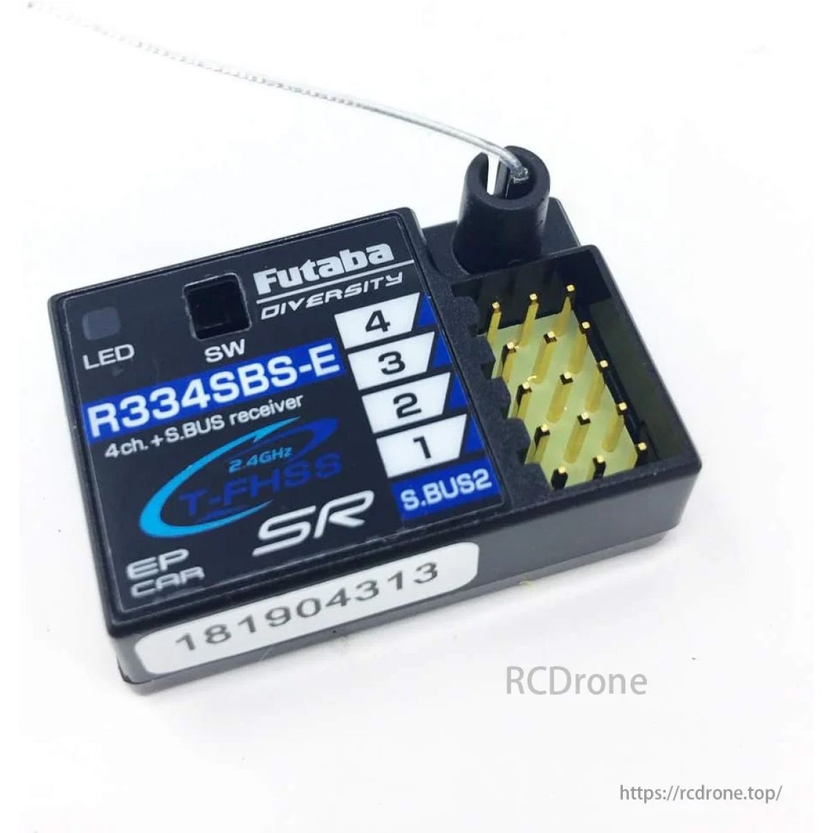 Приёмник Futaba R334SBS / R334SBS-E Super Response T-FHSS, 4 канала, HV, телеметрия Приёмник Futaba R334SBS / R334SBS-E Super Response T-FHSS, 4 канала, HV, телеметрия