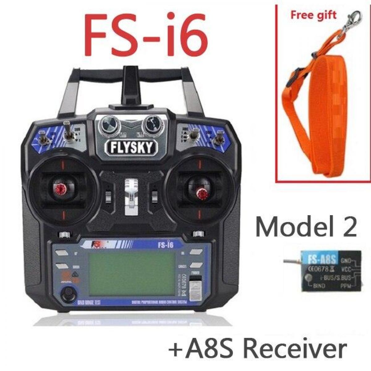 Flysky I6X 10CH 2.4G AFHDS 2A пульт управления с приёмниками для радиоуправляемых самолётов Flysky I6X 10CH 2.4G AFHDS 2A пульт управления с приёмниками для радиоуправляемых самолётов
