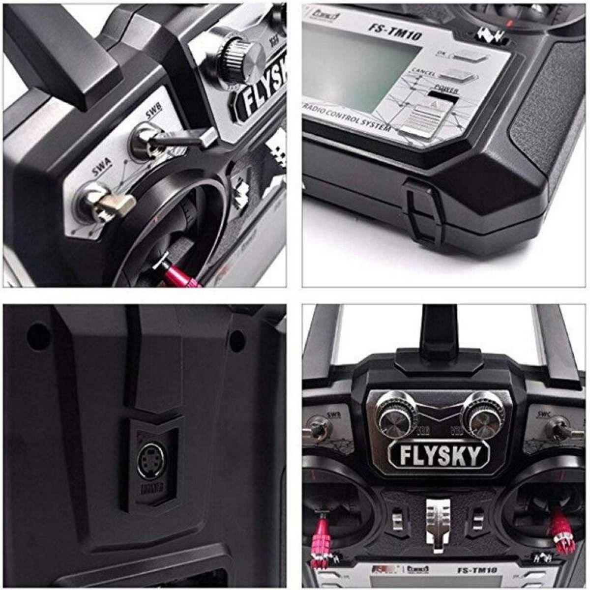 Flysky I6X 10CH 2.4G AFHDS 2A пульт управления с приёмниками для радиоуправляемых самолётов Flysky I6X 10CH 2.4G AFHDS 2A пульт управления с приёмниками для радиоуправляемых самолётов