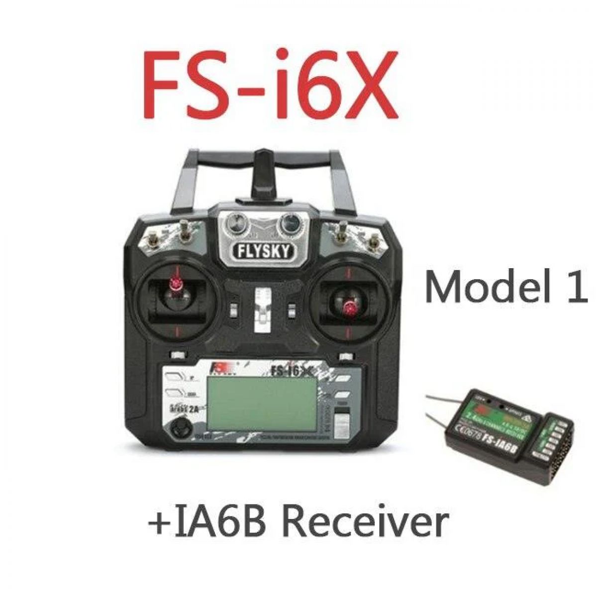 Flysky I6X 10CH 2.4G AFHDS 2A пульт управления с приёмниками для радиоуправляемых самолётов Flysky I6X 10CH 2.4G AFHDS 2A пульт управления с приёмниками для радиоуправляемых самолётов