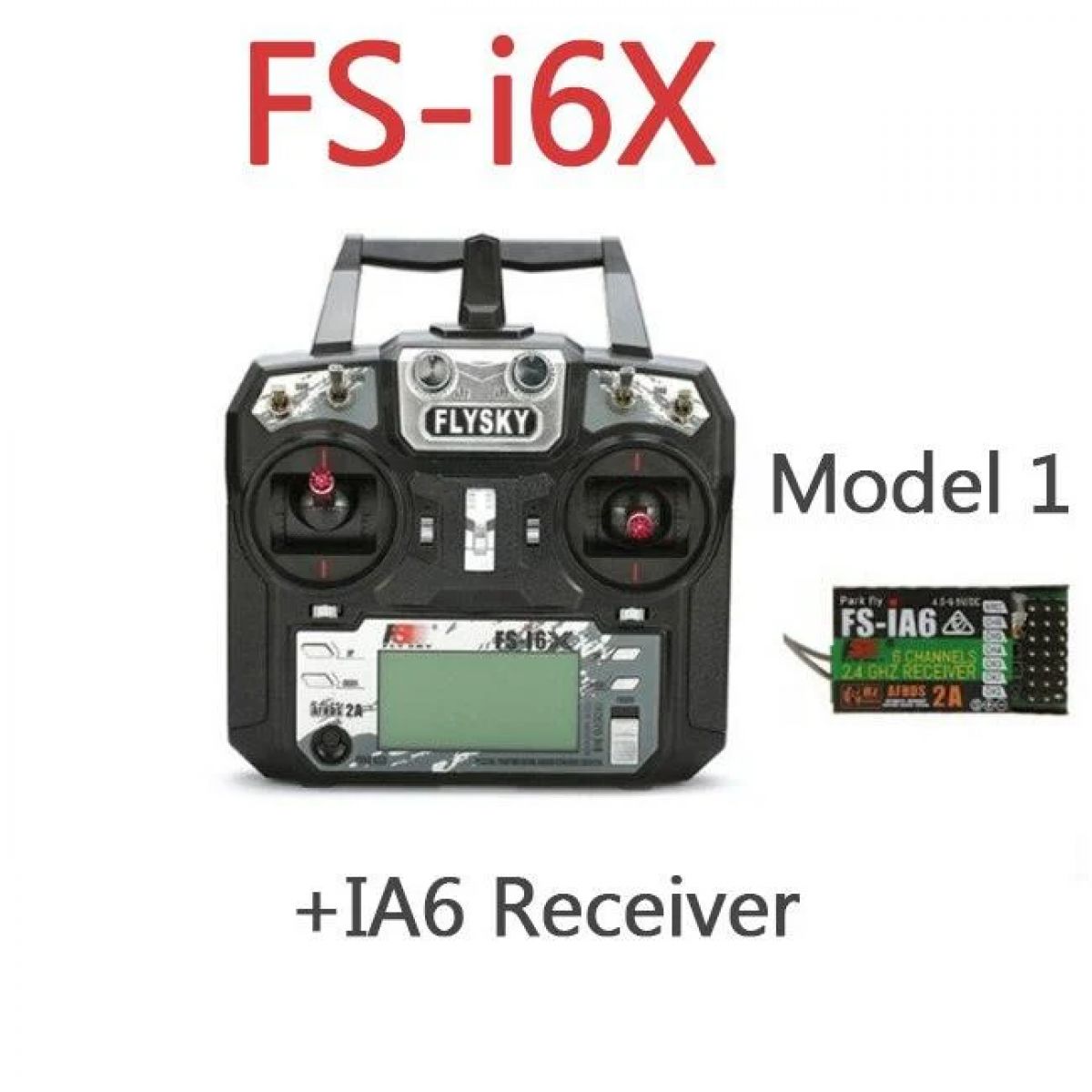 Flysky I6X 10CH 2.4G AFHDS 2A пульт управления с приёмниками для радиоуправляемых самолётов Flysky I6X 10CH 2.4G AFHDS 2A пульт управления с приёмниками для радиоуправляемых самолётов