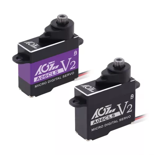 AGFRC A06CLS V2 — 3,0 кг 0,052 сек CNC 20T HV 7г титановый программируемый микро-серво для мини-авто и самолёта