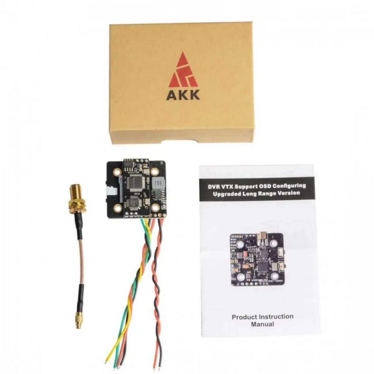 AKK FX3-Ultimate-DVR VTX – 5.8ГГц 2-6S 25/200/600/1000мВт Smart Audio MMCX видеопередатчик для FPV дронов AKK FX3-Ultimate-DVR VTX – 5.8ГГц 2-6S 25/200/600/1000мВт Smart Audio MMCX видеопередатчик для FPV дронов