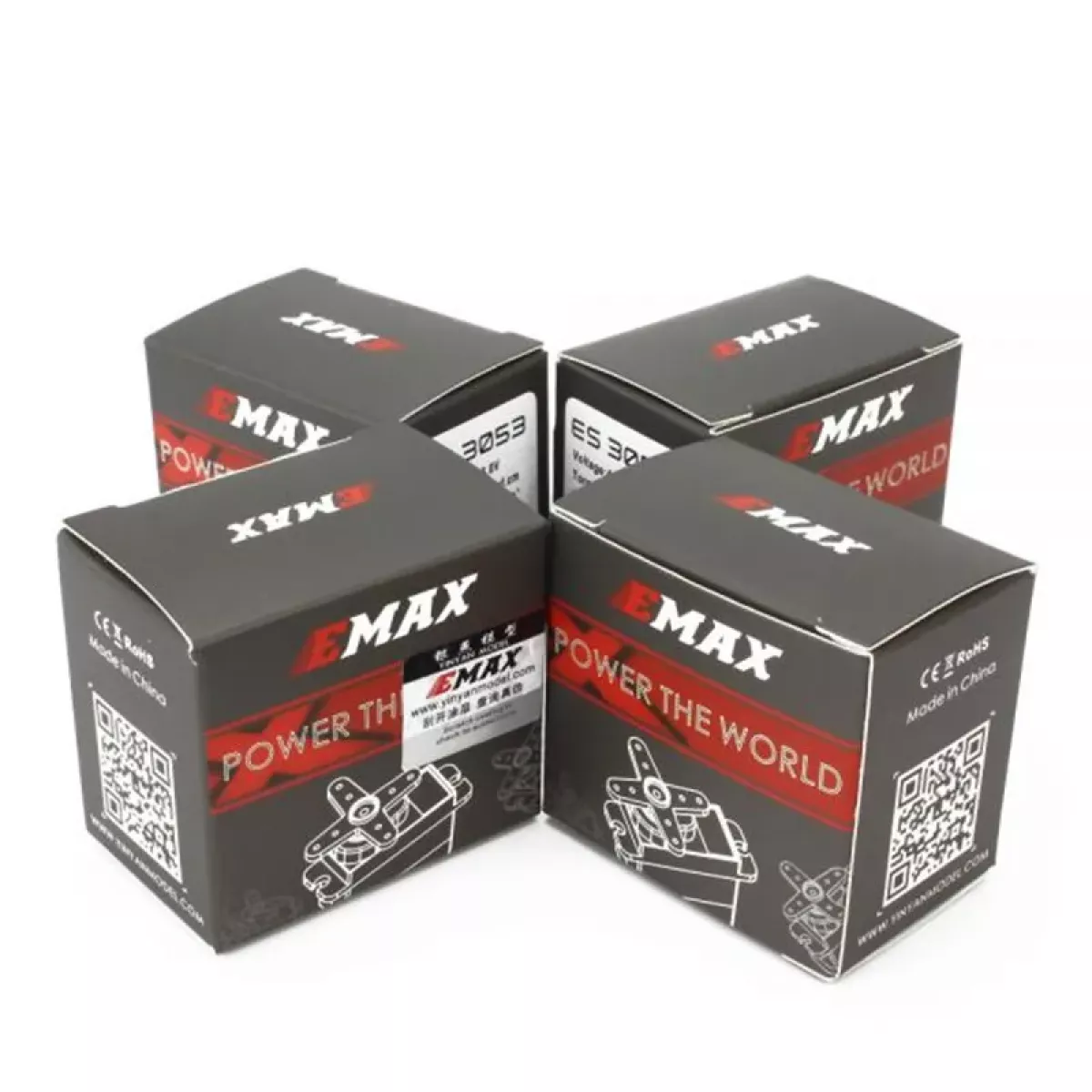Emax ES3053 — 17г, 3.5кг, 0.13с, 23T, пластиковый цифровой сервопривод для RC самолёта, апгрейд ES3153 Emax ES3053 — 17г, 3.5кг, 0.13с, 23T, пластиковый цифровой сервопривод для RC самолёта, апгрейд ES3153