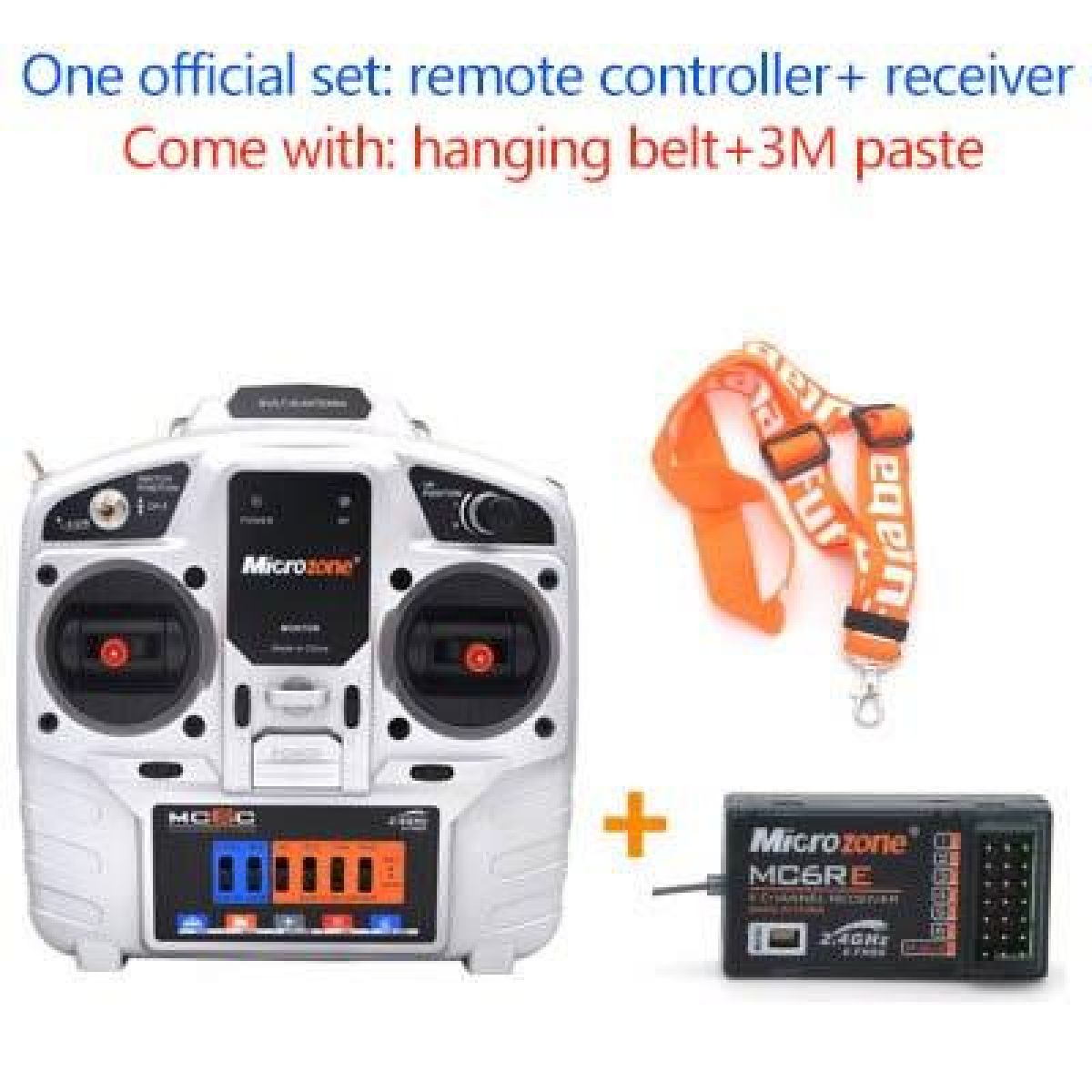 MicroZone MC6C V2 - 2.4G 6CH пульт передатчик/приёмник для RC самолёта, дрона, вертолёта, авто, лодки MicroZone MC6C V2 - 2.4G 6CH пульт передатчик/приёмник для RC самолёта, дрона, вертолёта, авто, лодки