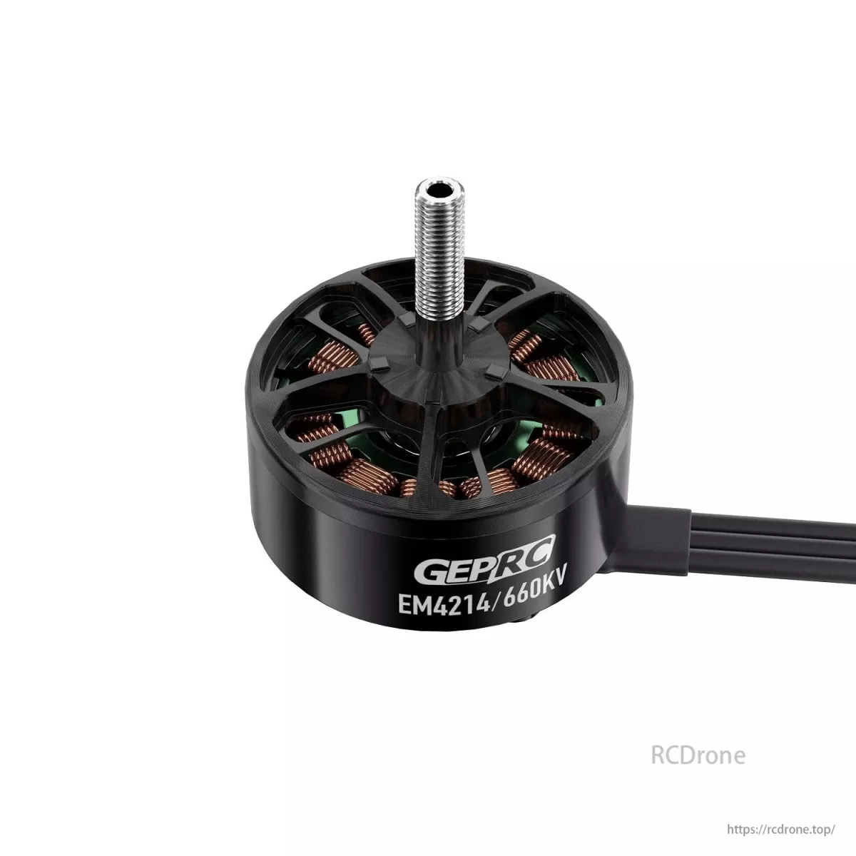 Бесколлекторный мотор GEPRC EM4214 660KV для FPV-дронов 6S, 2120Вт, 12-14" пропеллер, 90A пик Бесколлекторный мотор GEPRC EM4214 660KV для FPV-дронов 6S, 2120Вт, 12-14" пропеллер, 90A пик