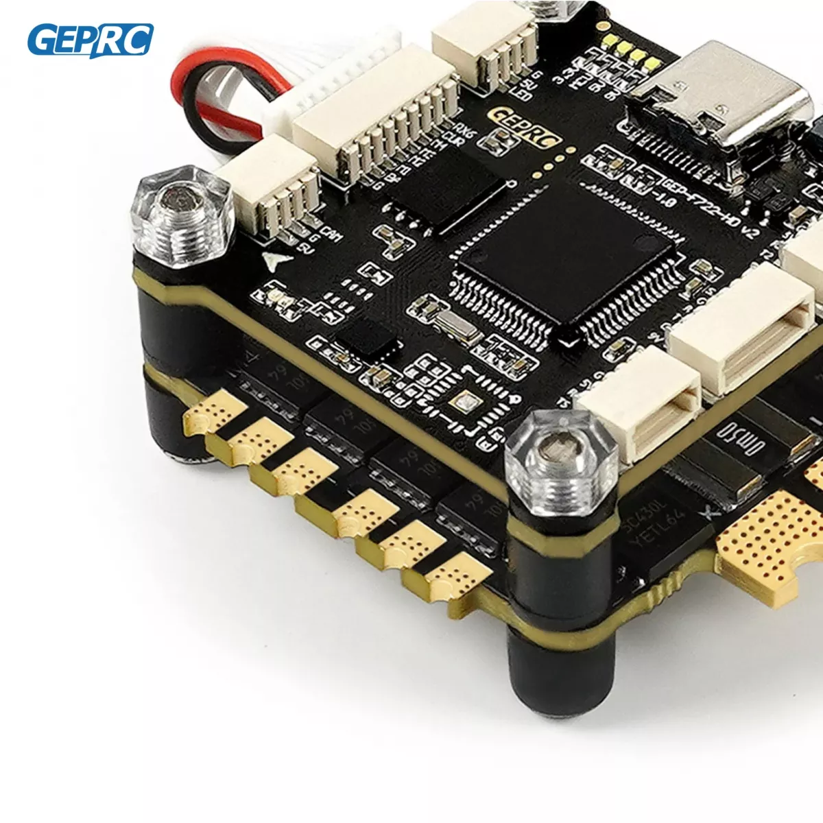 Стек GEPRC TAKER F722 BLS 60A: полетный контроллер и 4-в-1 ESC для FPV дронов Стек GEPRC TAKER F722 BLS 60A: полетный контроллер и 4-в-1 ESC для FPV дронов