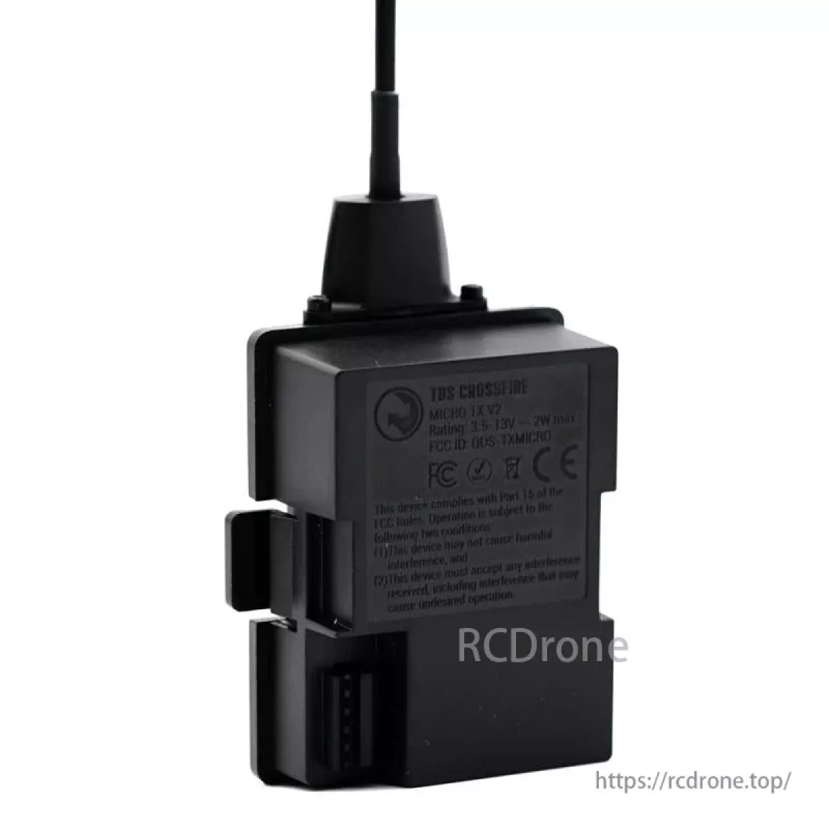 TBS CROSSFIRE MICRO TX V2 — передатчик 868/915МГц 1.1/2Вт 48г с антенной V2 TBS CROSSFIRE MICRO TX V2 — передатчик 868/915МГц 1.1/2Вт 48г с антенной V2