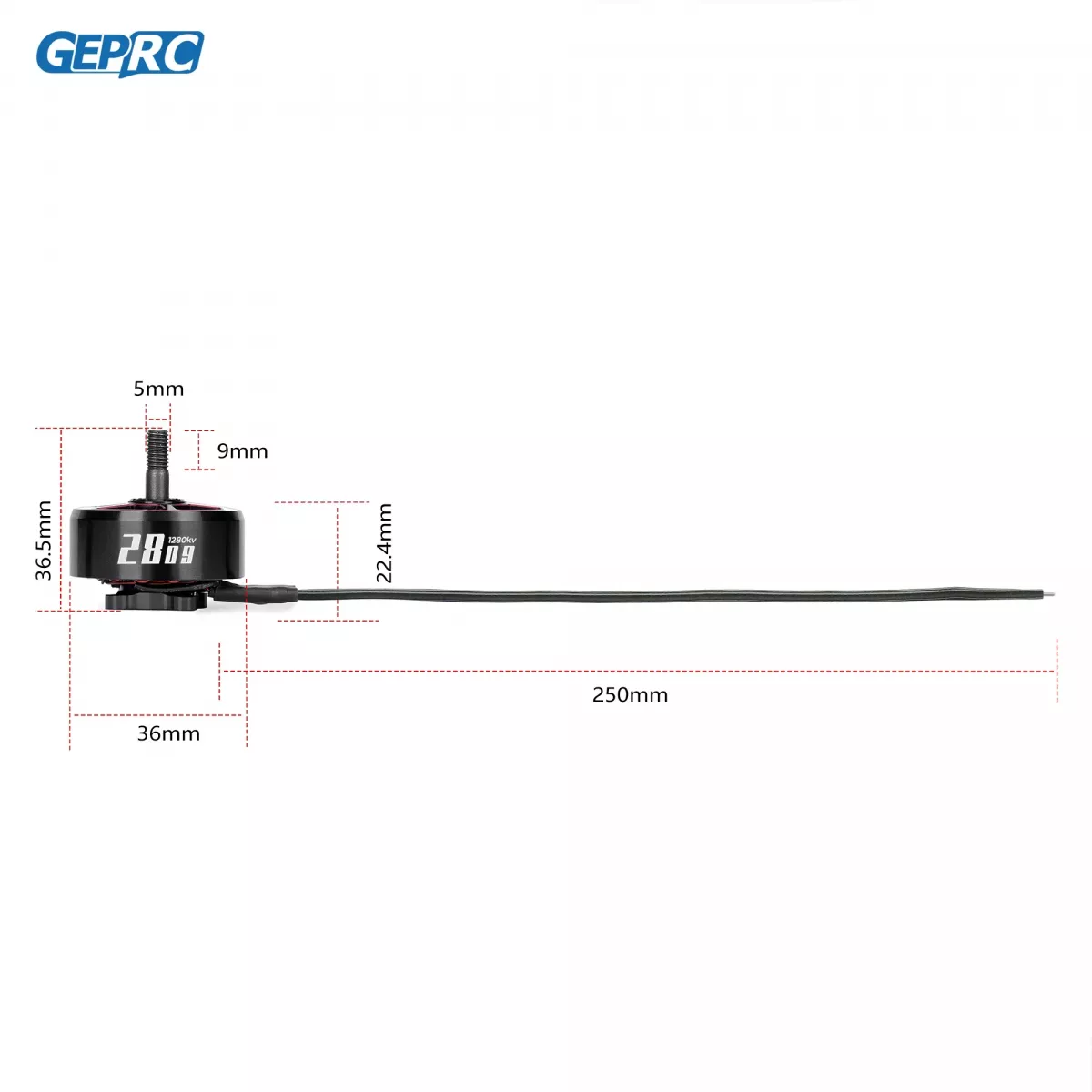 Бесколлекторный мотор GEPRC SPEEDX2 2809 1280KV для FPV дронов 7-8", 6S, DIY, MOZ7, запчасти Бесколлекторный мотор GEPRC SPEEDX2 2809 1280KV для FPV дронов 7-8", 6S, DIY, MOZ7, запчасти